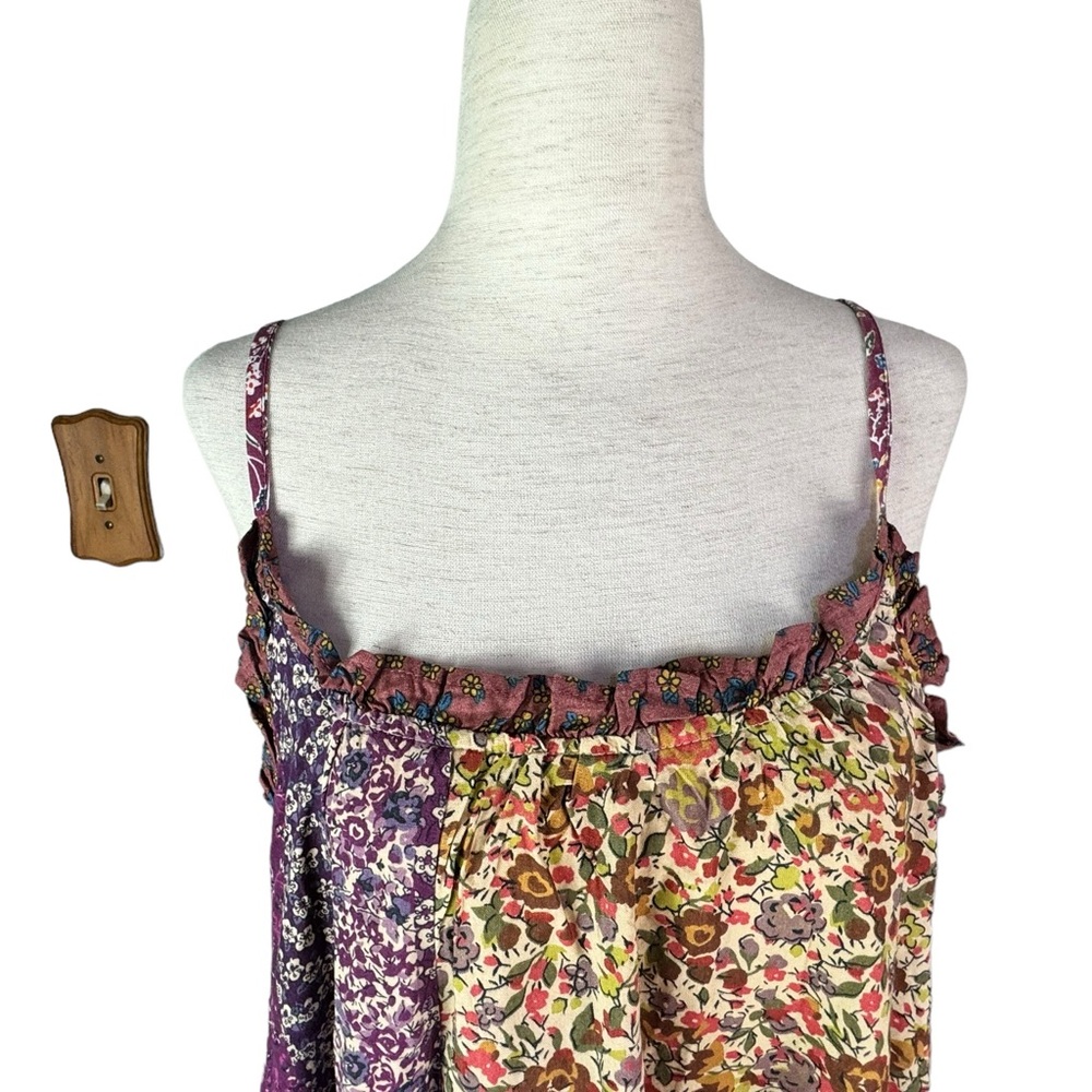 Natural Life Multicolor Patchwork Midi Dress - image 3